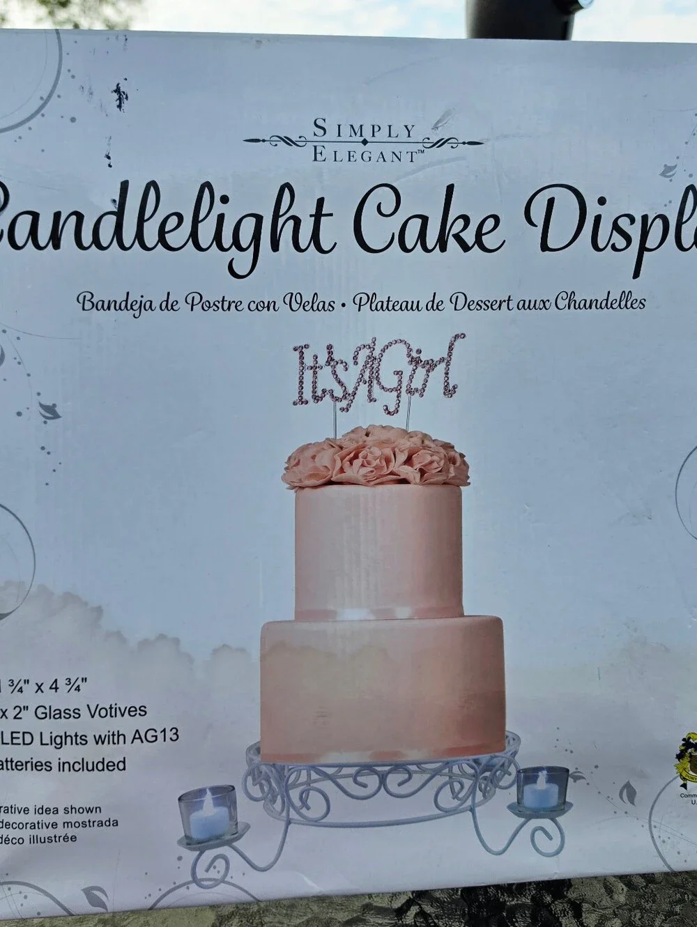 Candlelight Cake Display